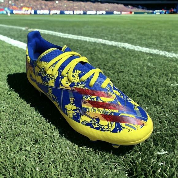 adidas x Cyclops Marvel Soccer Cleats X GHOSTED MG GZ7558 Mens 9 NEW - Picture 5 of 13